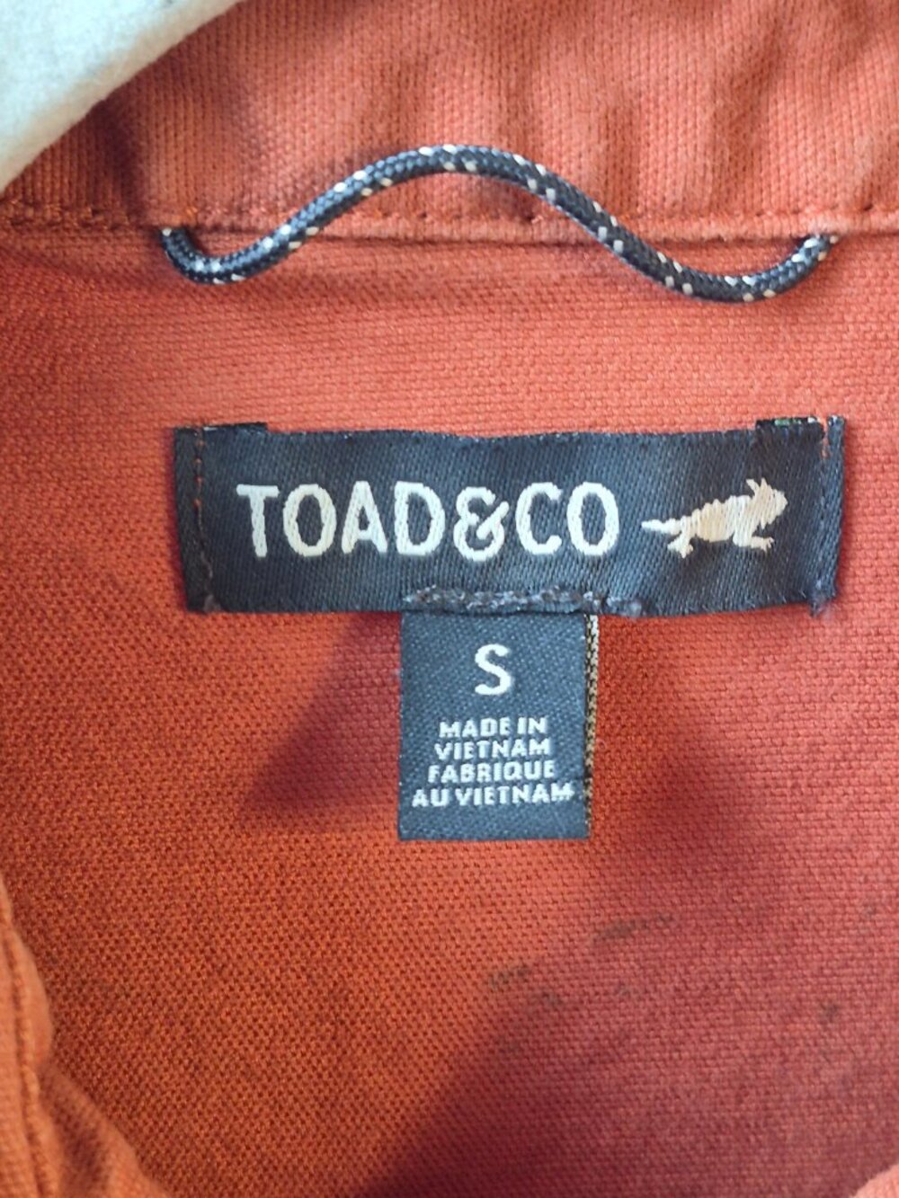 Toad&Co Earthworks Garage Shortie Romper Women S Rust Orange Utility Zip Front - Picture 4 of 11